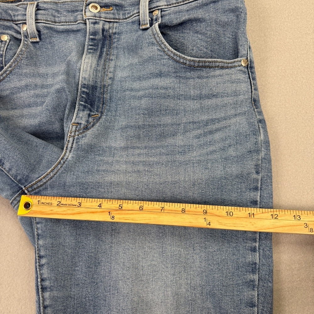 Levi's Silver Tab Mom‎ Jeans Women's Size 32x27 High-Rise Tapered Blue Denim - Picture 15 of 16
